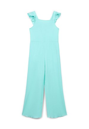 CON VOLANT - Tuta jumpsuit - acquamarina