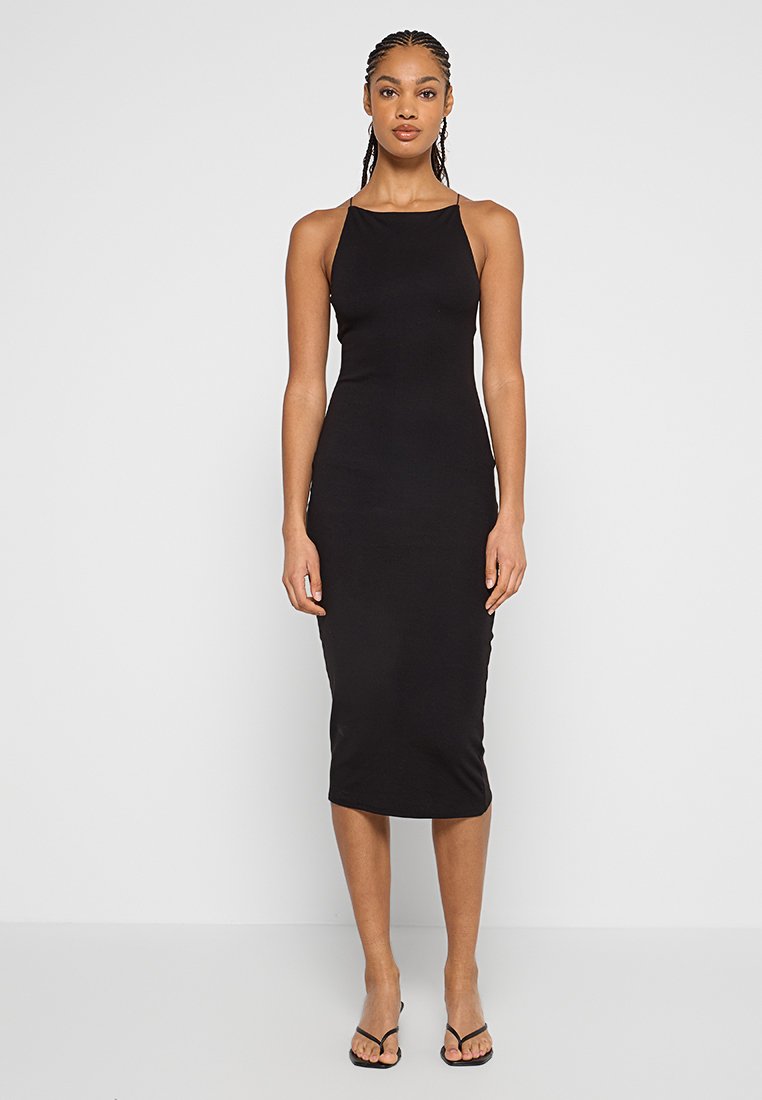 Mango Jerseyjurk zwart
