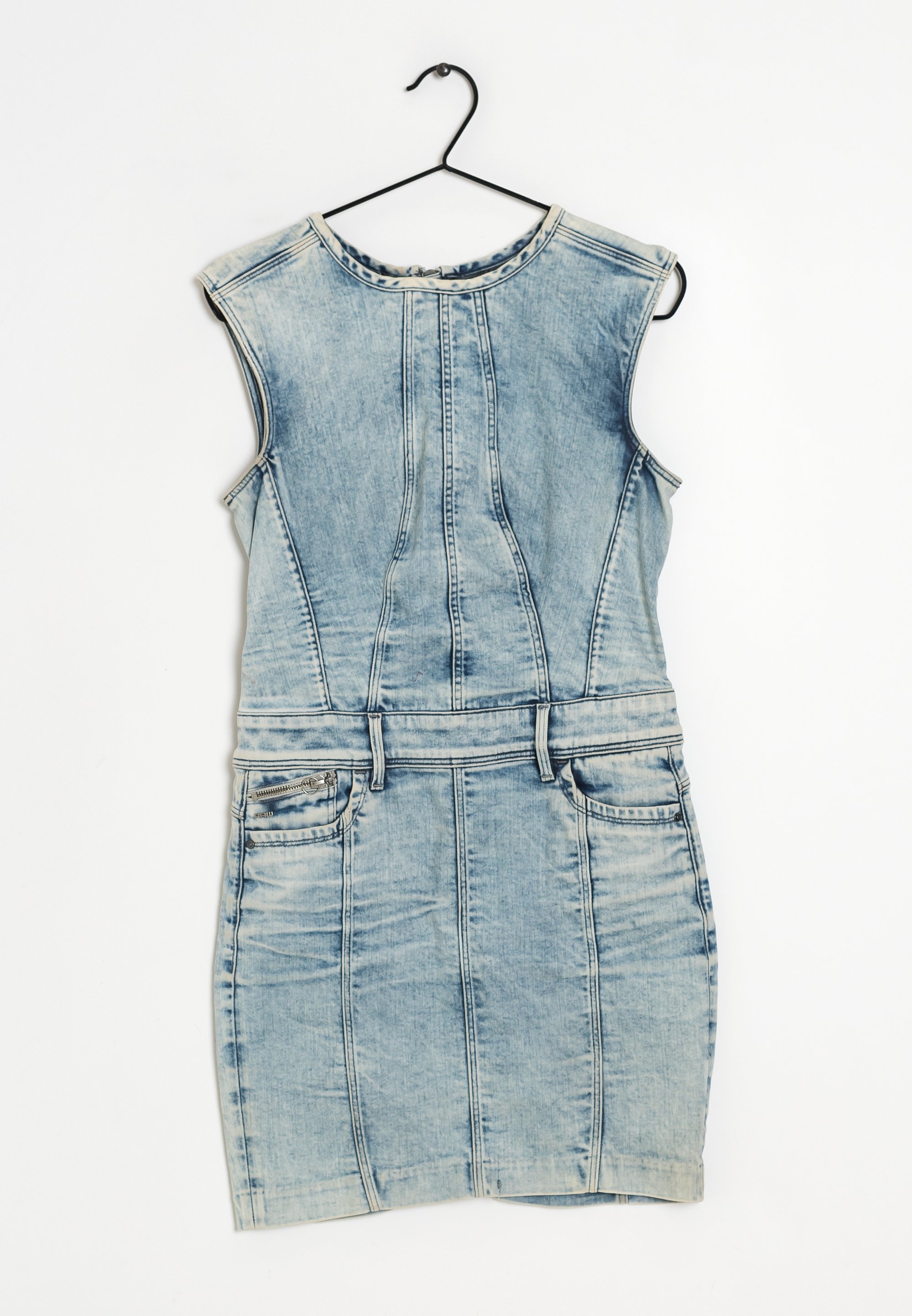 G-STAR Denim dress blue denim (Pre-owned) Zalando