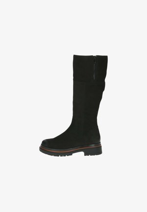 Caprice ELEGANTE STIEFEL-WEITE MIT GRIP CLIMOTION - Platform boots - black nubuc
