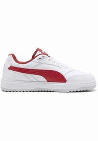 Puma DOUBLECOURT UNISEX - Tenisky - white club red