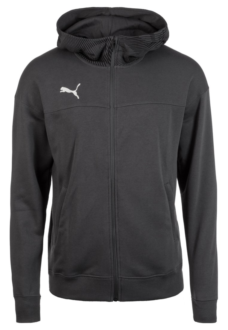 Puma CUP CASUALS KAPUZENJACKE - Chaqueta de running - anthracite/antracita  - Zalando.es