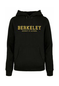 Merchcode BERKELEY UNIVERSITY - SCRIPT - Jersey con capucha - black ...