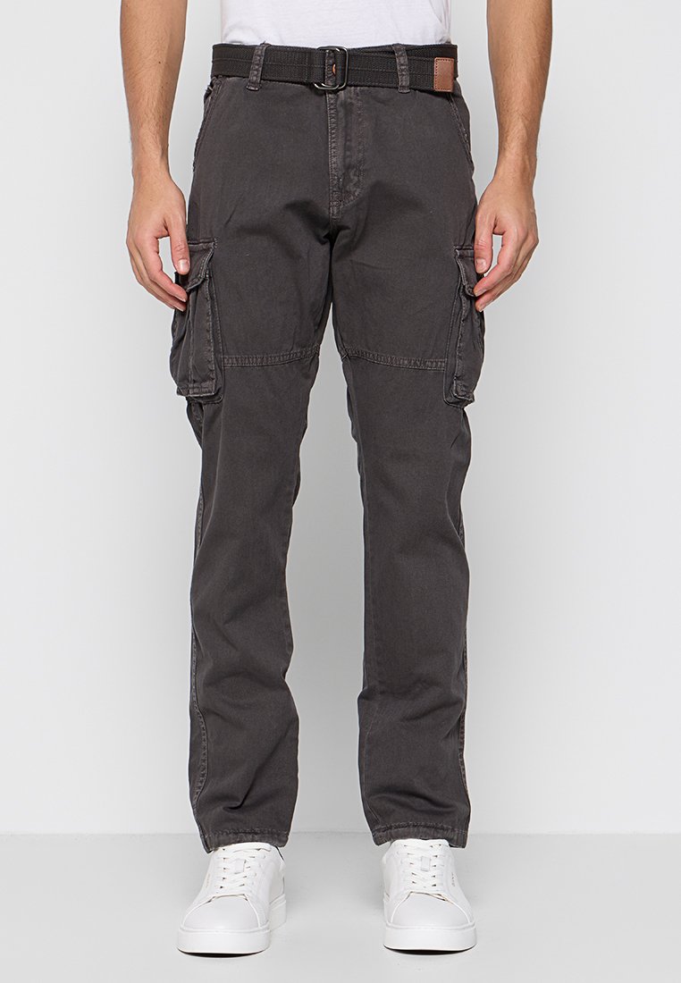 INDICODE JEANS Cargobroek donkergrijs