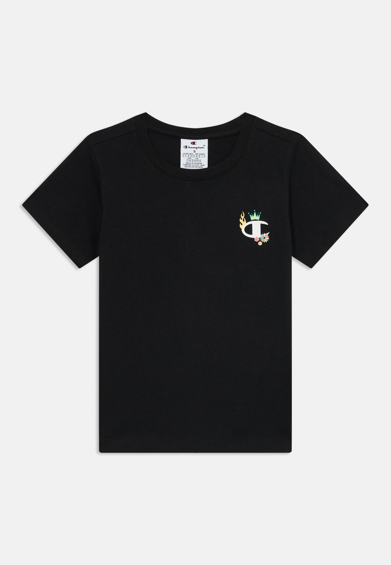 Champion T-shirt print zwart Champion T-shirt print zwart