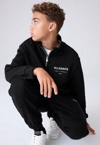 smALLSAINTS UNDERGROUND  HALF ZIPPED  - Sudadera - black