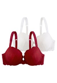 Balconette-rinnahoidja - red/ivory