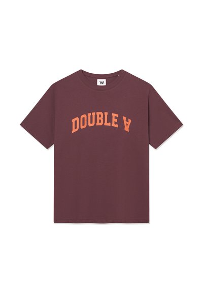 WOOD WOOD WWACE ARCH - Print T-shirt - decadent chocolate