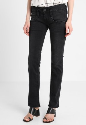Straight leg jeans - black denim