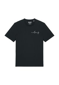 Mira Paris FREQUENCY EMBROIDERY UNISEX CLASSIC - Marškinėliai su spaudiniu - black