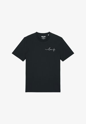 Mira Paris FREQUENCY EMBROIDERY UNISEX CLASSIC - Marškinėliai su spaudiniu - black