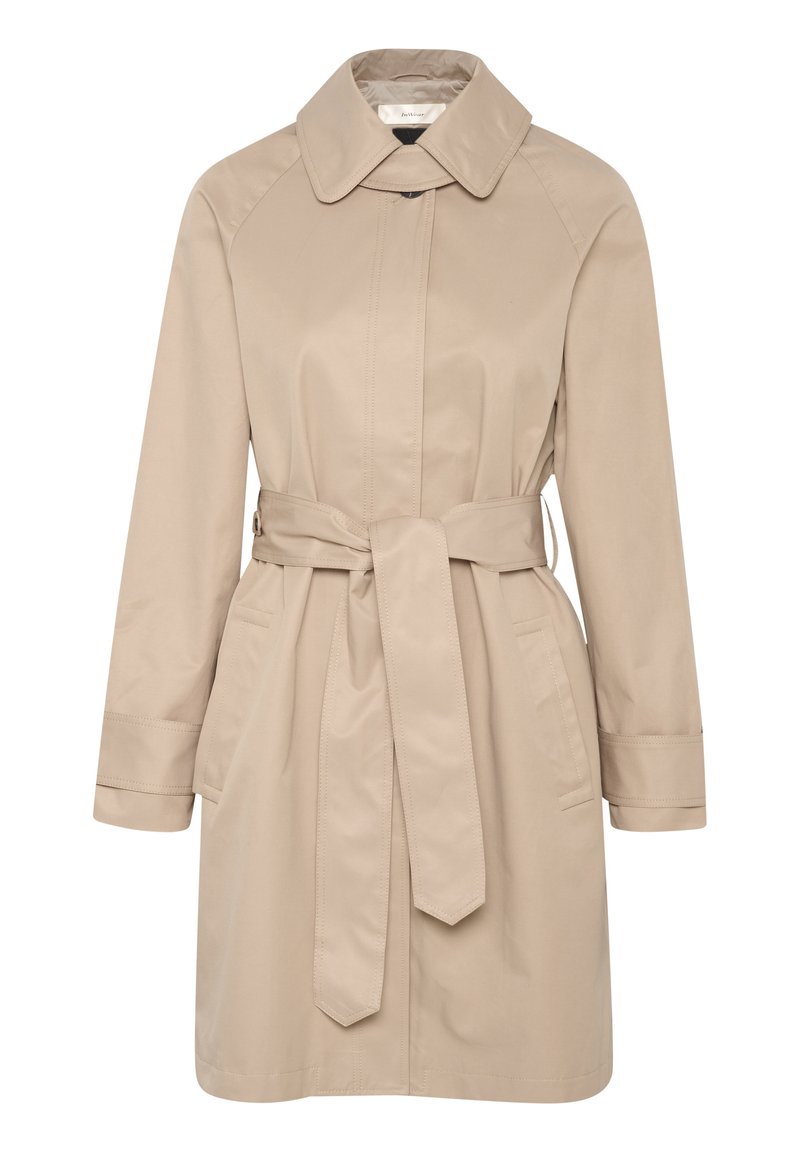 InWear Halflange jas beige mêleerd InWear Halflange jas beige mêleerd