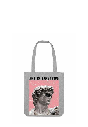 EXPENSIVE DAVID PRINT - Cabas - mottled grey