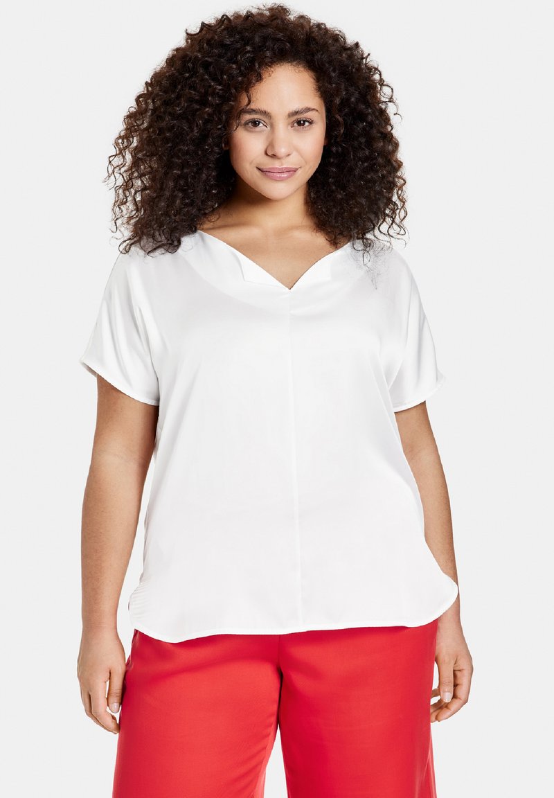 Damen Hemdblusen | Samoon Bluse offwhite - CA78353 Damen Hemdblusen | Samoon Bluse offwhite - CA78353