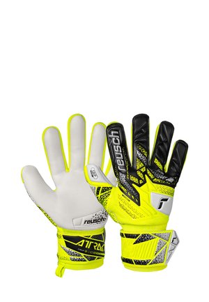TORWARTHAND ATTRAKT GRIP - Guanti da portiere - safe yellow/silver