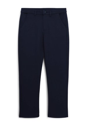 ELEGANTE TINTA UNITA - Stoffhose - blu notte