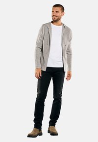 Emilio Adani MIT KAPUZE - Strickjacke - elfenbein