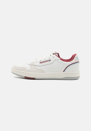 PHASE COURT UNISEX - Sneakers laag - chalk/vintagechalk/richmaroon