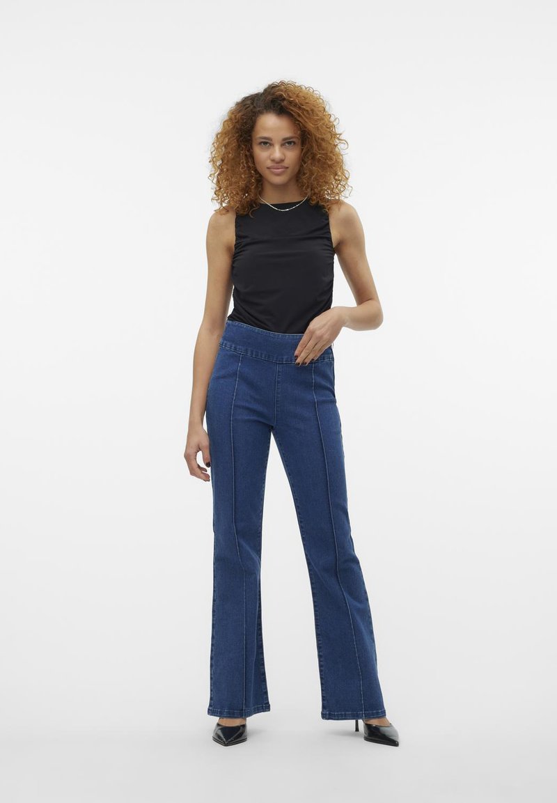 Vero Moda Bootcut jeans donkerblauw denim
