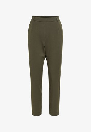 VILA, VIVARONE HW SLIM PANT - NOOS - Kalhoty - forest night