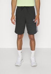 adidas Sportswear - AEROREADY ESSENTIALS SINGLE  3-STRIPES SHORTS - Športové šortky - black/white Miniatúrny obrázok 1