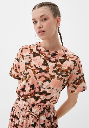 MIT ALLOVER - T-shirt print - papaya