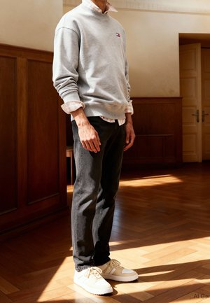 Slim fit jeans - black denim