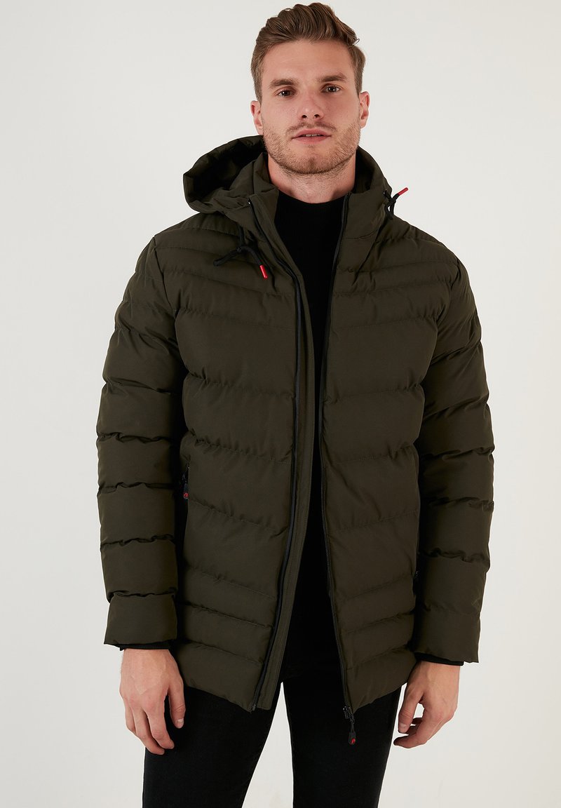 Buratti SLIM FIT - Abrigo de invierno - khaki