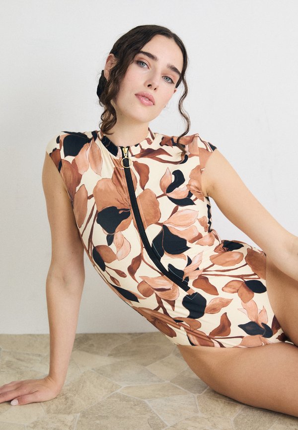 SECRET GARDEN ZIP FRONT ONE PIECE - Swimsuit2