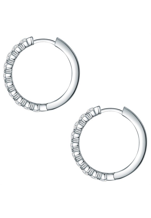 VERZIERT MIT KRISTALLEN VON SWAROVSKI® - Ohrringe - silberfarben