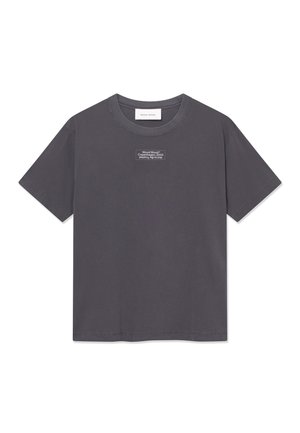 GARY TYPO  - Print T-shirt - black sand