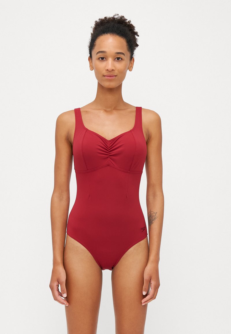 Speedo WOMENS SHAPING AQUANITE - Fato de banho - basque red