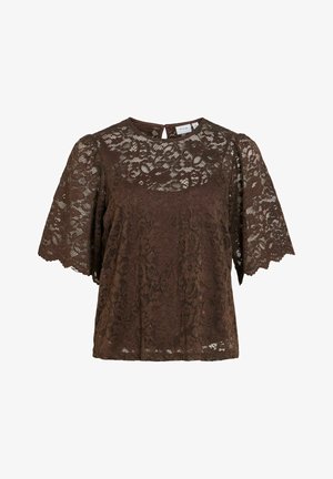 VILA, Blouse - coffee bean