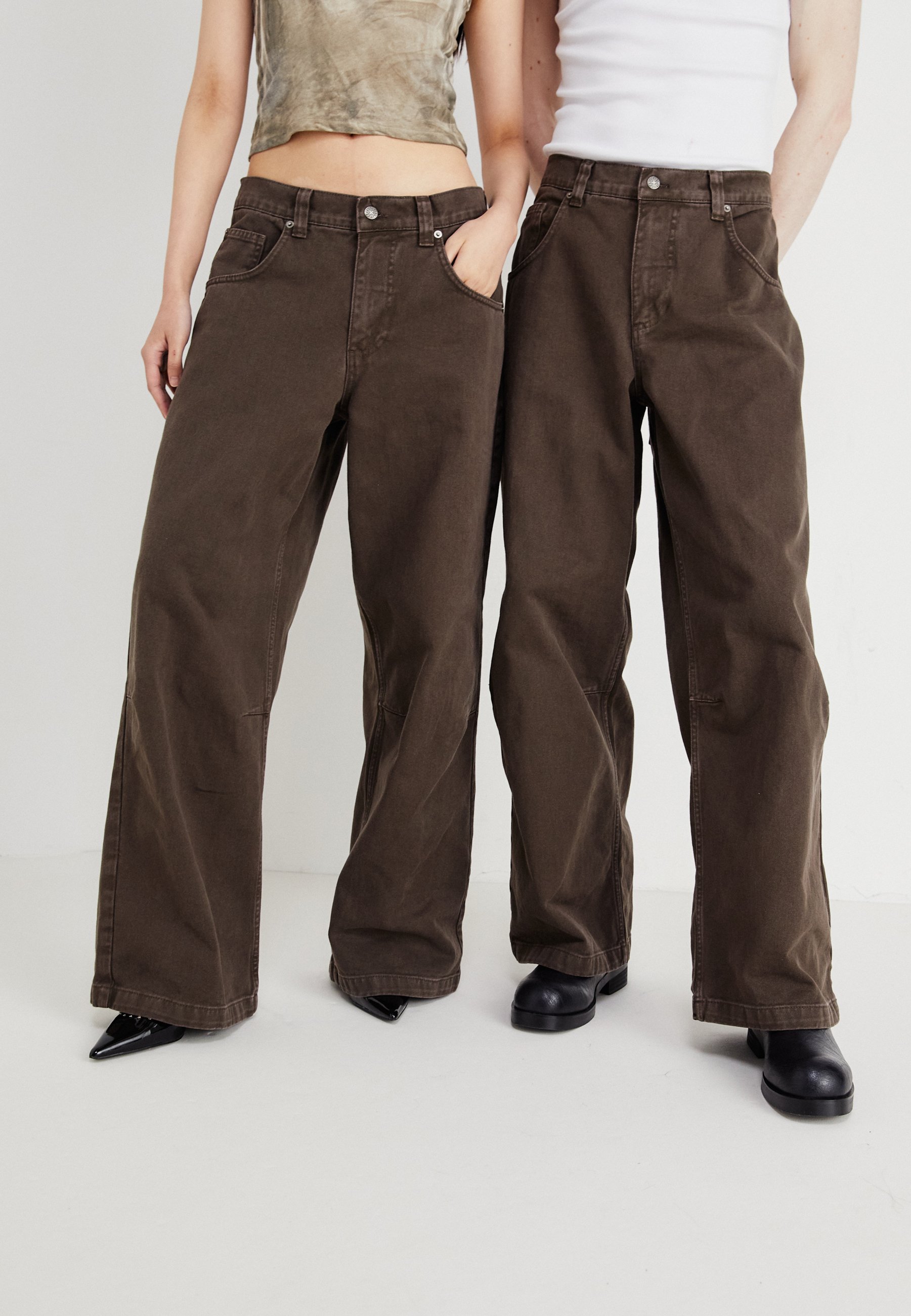 Jaded London LOWRISE COLOSSUS UNISEX - Loose Jeans - brown - Zalando
