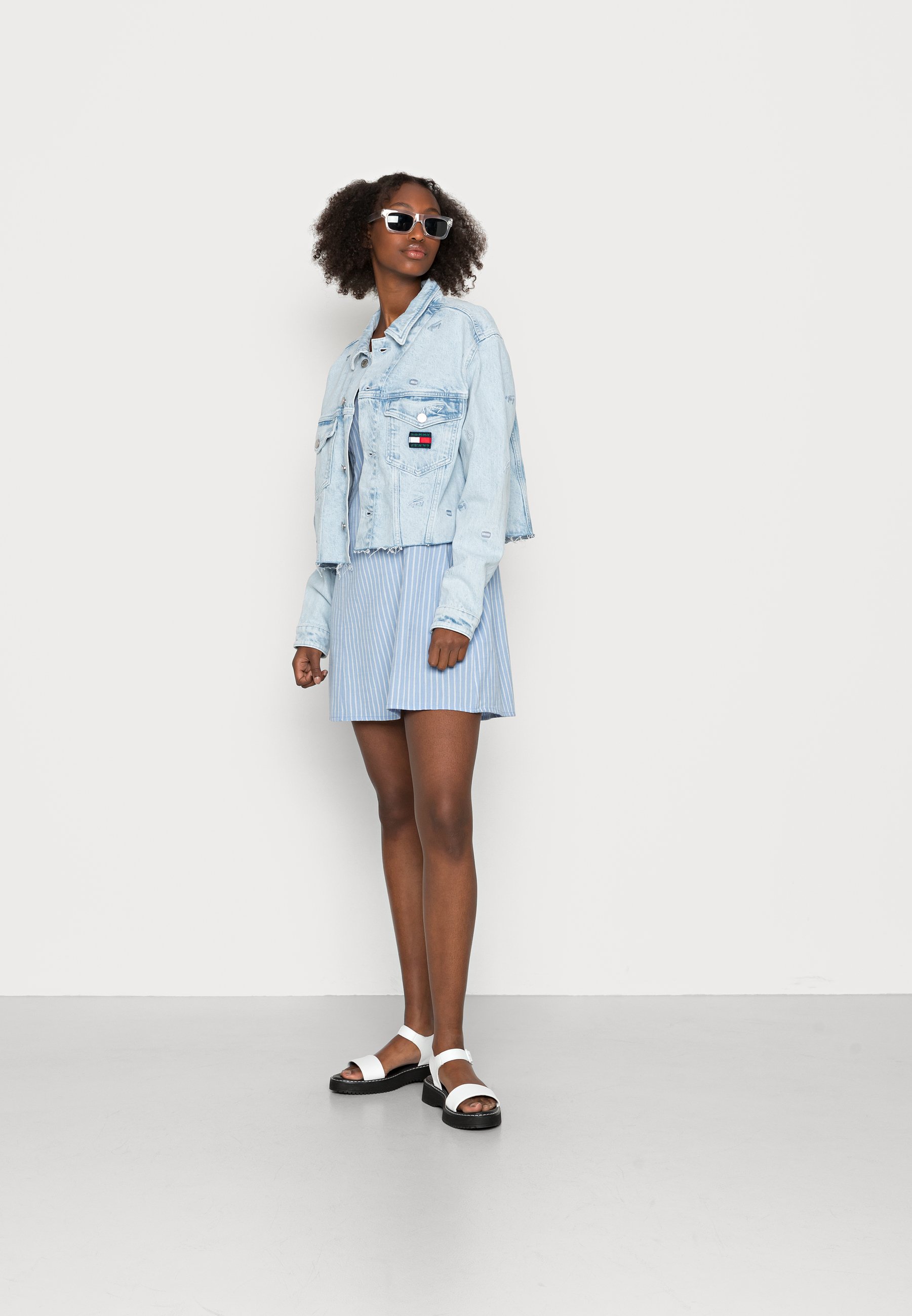 Tommy Jeans Giacca di jeans - denim color/blu denim - Zalando.it