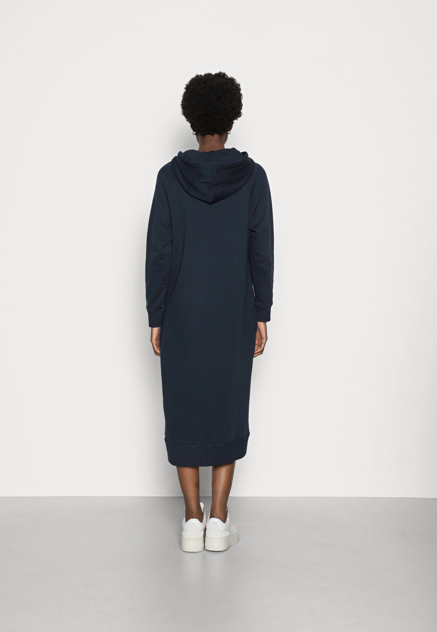 Esprit HOODED DRESS - Day dress - navy 