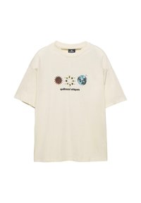 T-shirt con stampa - beige