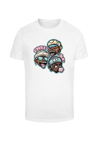 CREW LUV  - Printtipaita - white