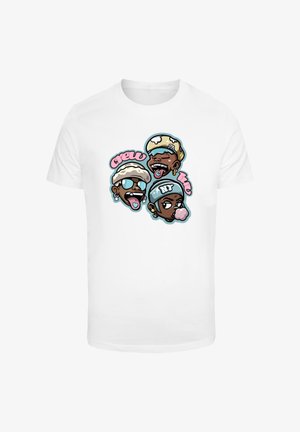 Mister Tee, CREW LUV - Trükipildiga T-särk - white
