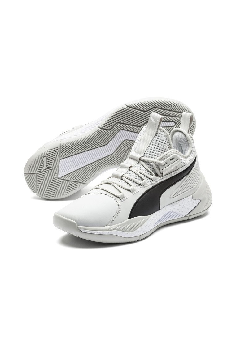 grey puma basketball shoes
