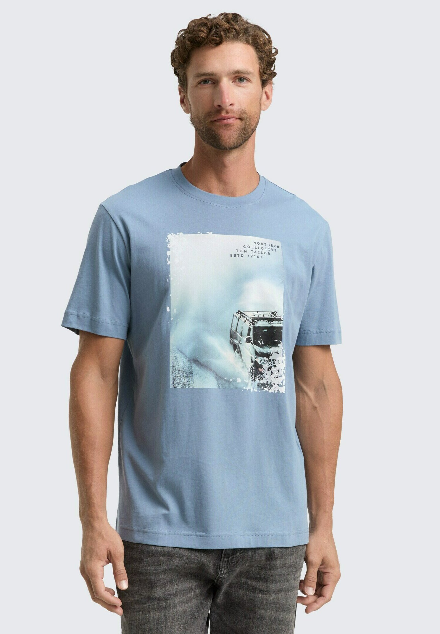 TOM TAILOR Denim Morbido Denim T-Shirt da dal Taglio Rilassato con