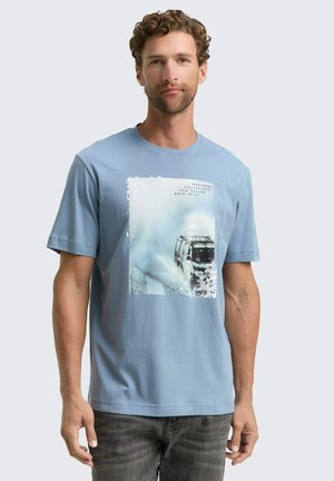 MIT FOTO-PRINT - T-Shirt print - faded denim blue