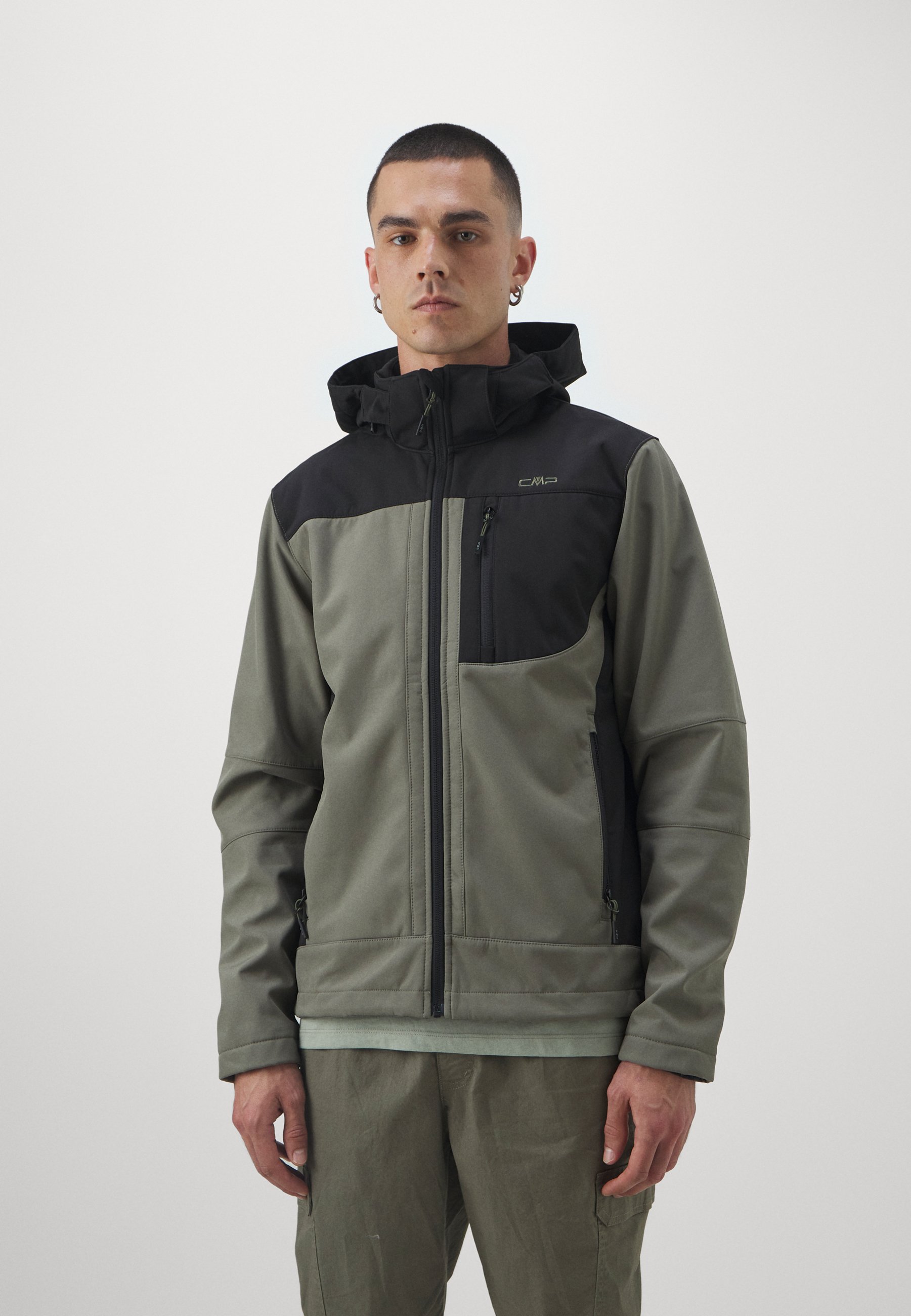 CMP Man Jacket Giacca Uomo – Tessuto Knit-Tech Caldo E Morbido, Full Zip, Tasche Laterali, Adatta Per Outdoor E Uso Quotidiano