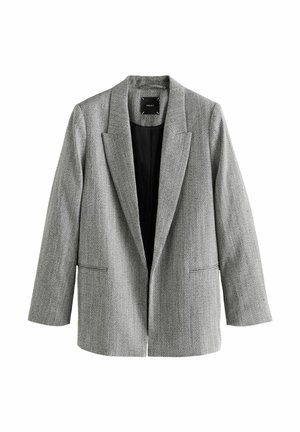Next REGULAR FIT - HERRINGBONE TAILORED - Blejzr - black white