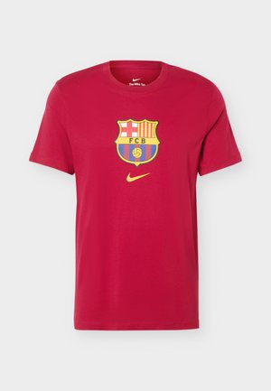 Nike Performance, FC BARCELONA CREST TEE - Klubové oblečenie - noble red