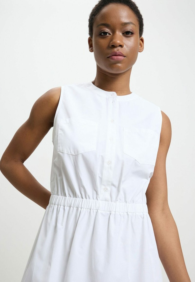 Asos Vestito Popeline Bianco Popeline Asos Vestiti Cotone Asos