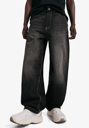 SKATER - Blugi loose fit - black