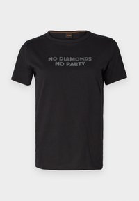 LOGO CRYSTAL - Basic T-shirt - black