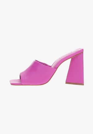 Schutz Mules de tacón - fuxia