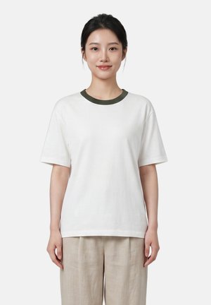 Chiara Ferretti, CHIARA FERRETTI BLOUSE - T-shirt basic - verde militare